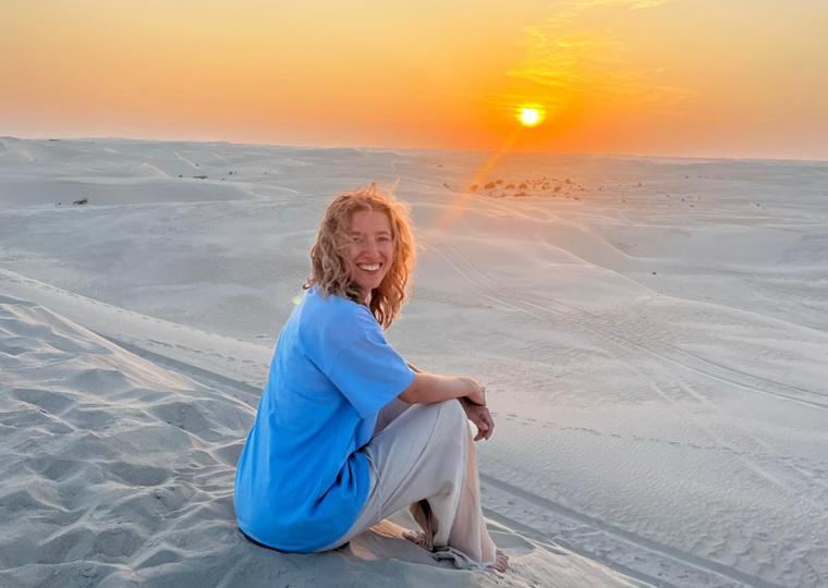 Lees het verhaal van Lilly in Oman en Schotland